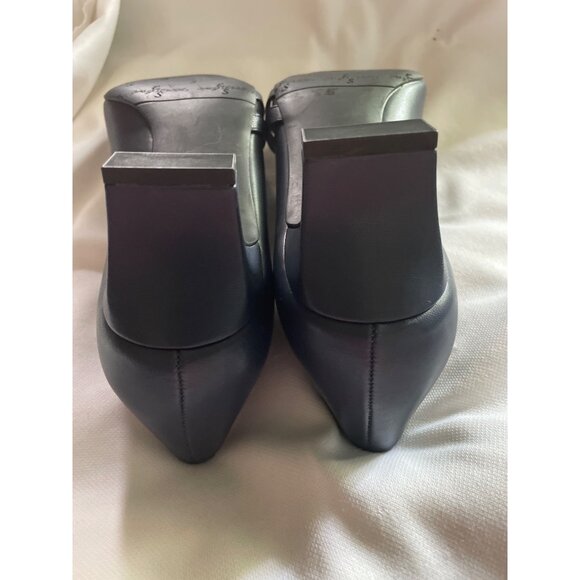 Easy Street Womens Navy Heels Square Toe Block Heel Comfort Shoes Size 11 - Picture 5 of 7